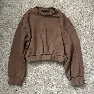 Zara Cropped Sweatshirt